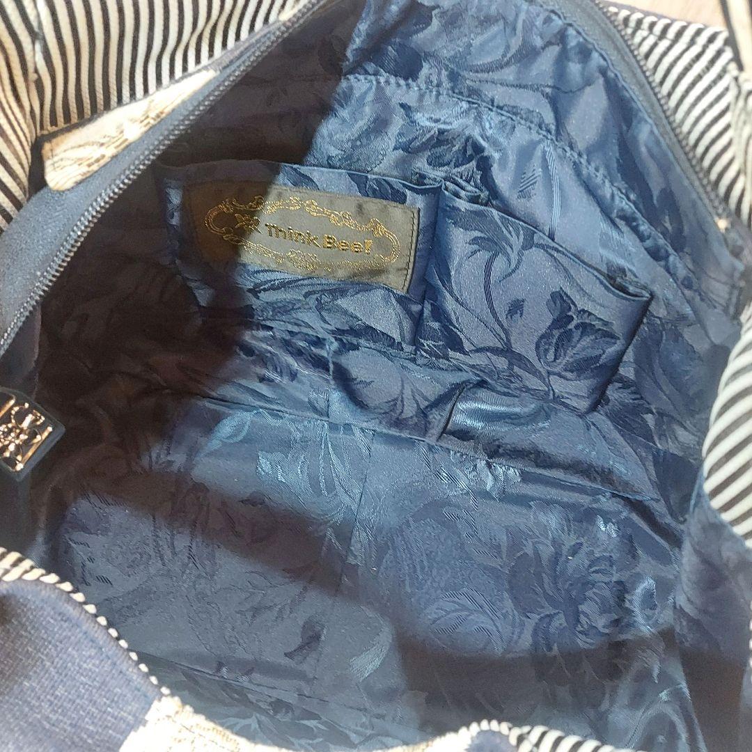 Think Bee! ノバビアンカ ビーズ トートバッグ ゴブラン織り - メルカリ