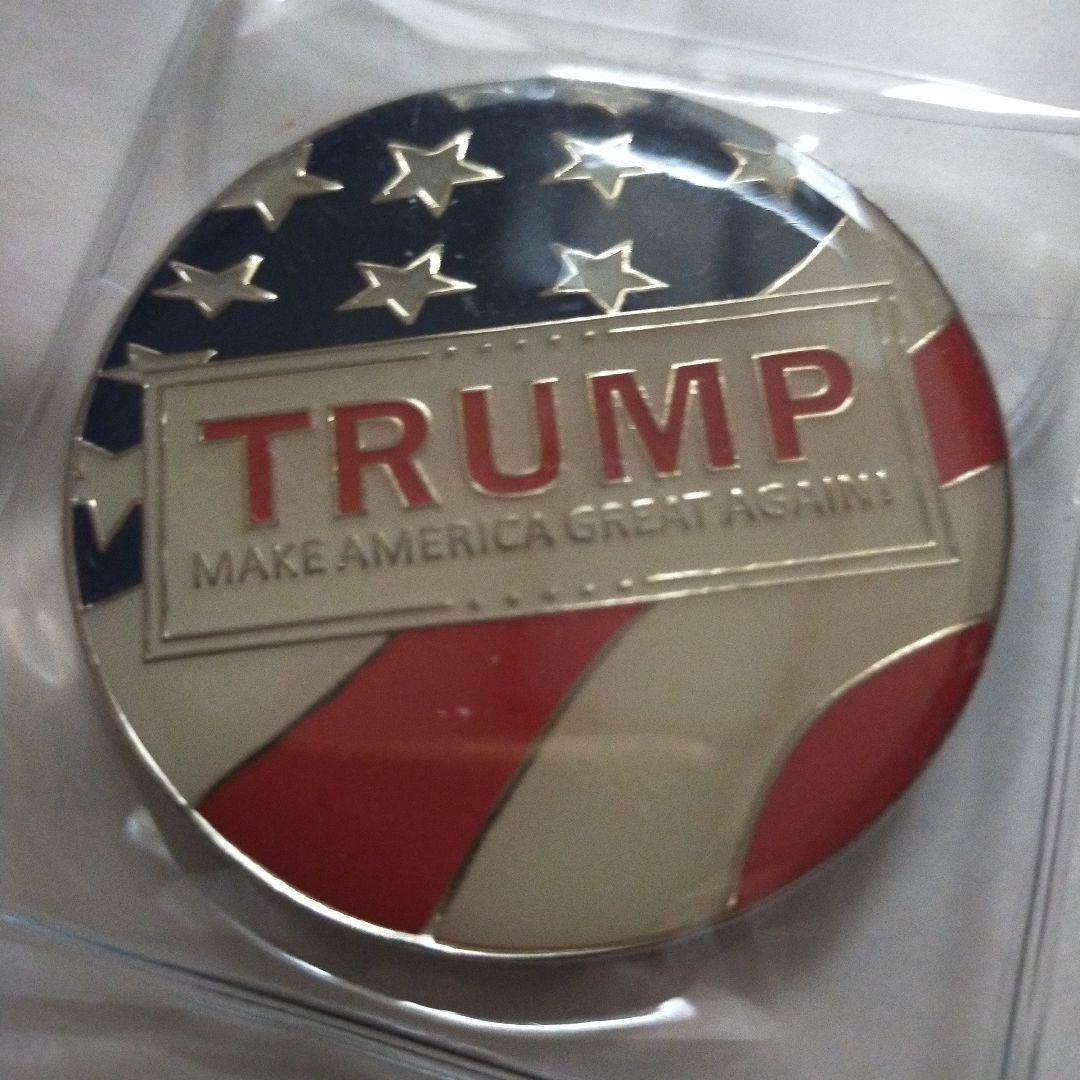 ドナルド・J・トランプ大統領 支援部隊 MAGA チャレンジ  米軍グッズ メダル ドナルド・トランプ 第45代アメリカ合衆国大統領
