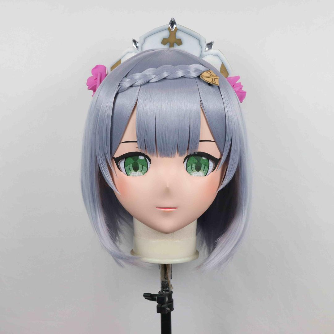 全頭面鍵つき 原神 ノエル kigurumi 着ぐるみ マスク #コスプレ - メルカリ