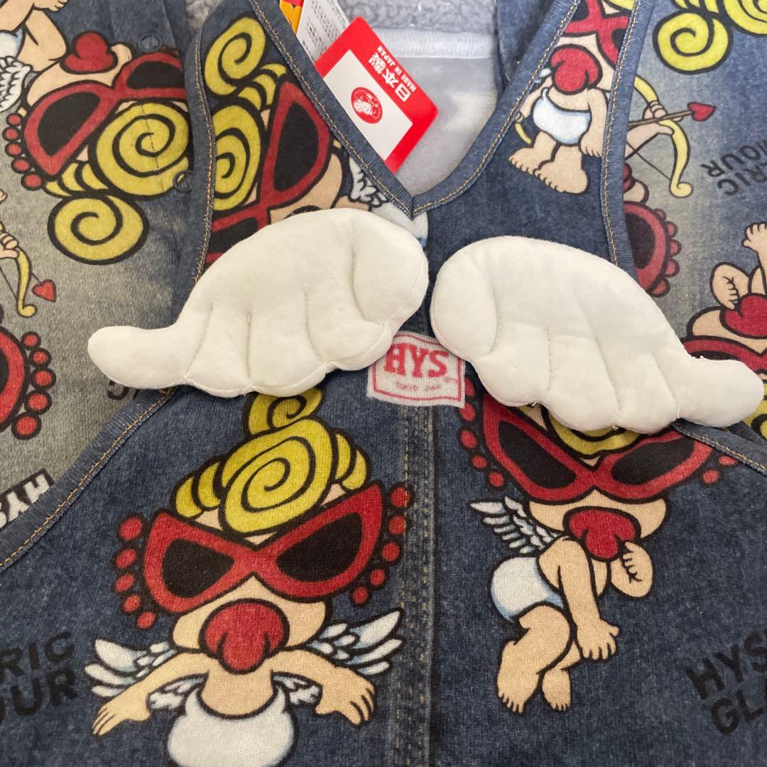 ヒスミニ hysteric mini 天使 羽 サロペット ライクア - メルカリ