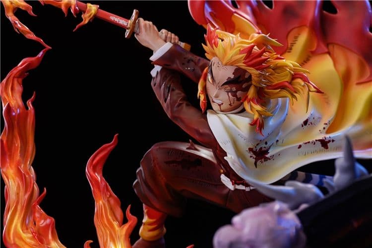 ラスト1】煉獄杏寿郎 猗窩座 フィギュア ガレージキット GK 数量限定