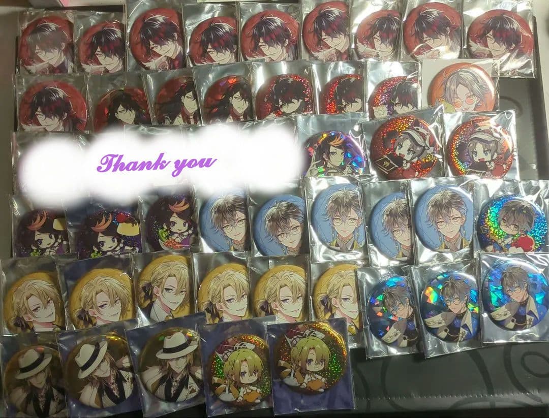 Luxiem 缶バッジまとめ売り NIJISANJI EN「Luxiem 1st Anniversary Goods」2022年12月20日（火）12