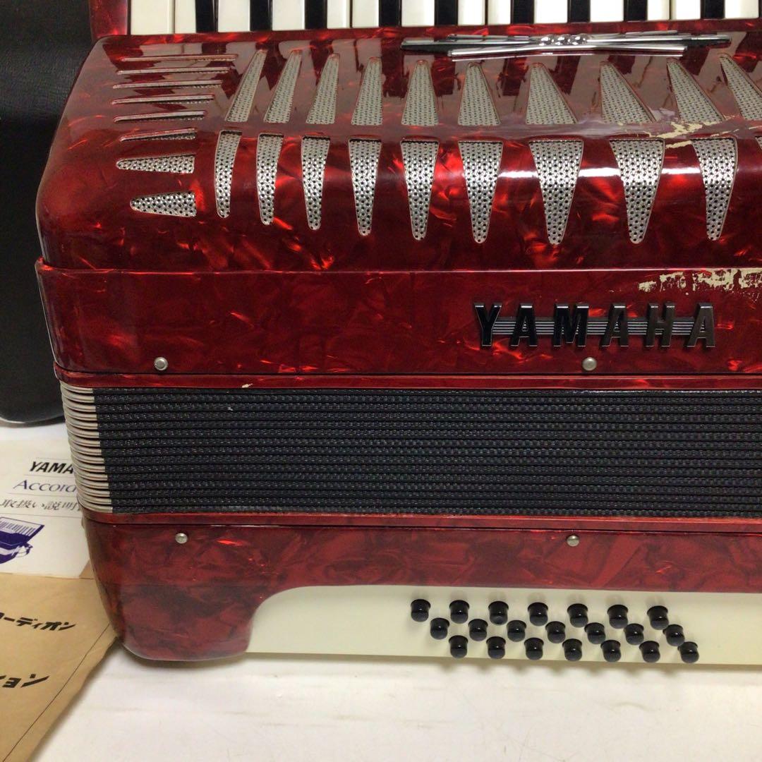 YAMAHA 8905 アコーディオン 32鍵盤 21ベース モデル 赤