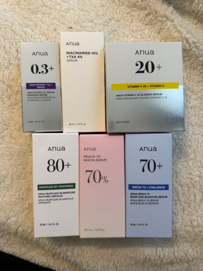 【最終値下げ】Anua 美容液 セラム 6本セット アゼライン酸15インテンスカーミングセラム / Anua(美容液, スキンケア