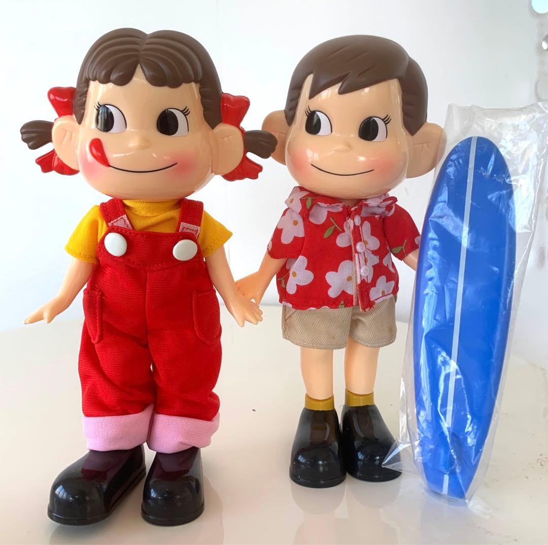 セール）不二家 ぺこちゃんポコちゃん着せ替え人形 - メルカリ
