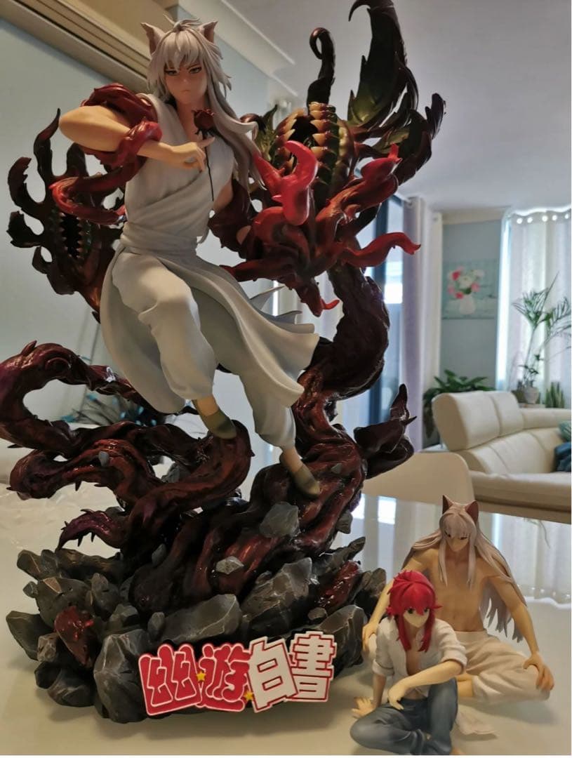 幽☆遊☆白書 蔵馬 1/6 ガレージキット ガレキ スタチュー ① - メルカリ