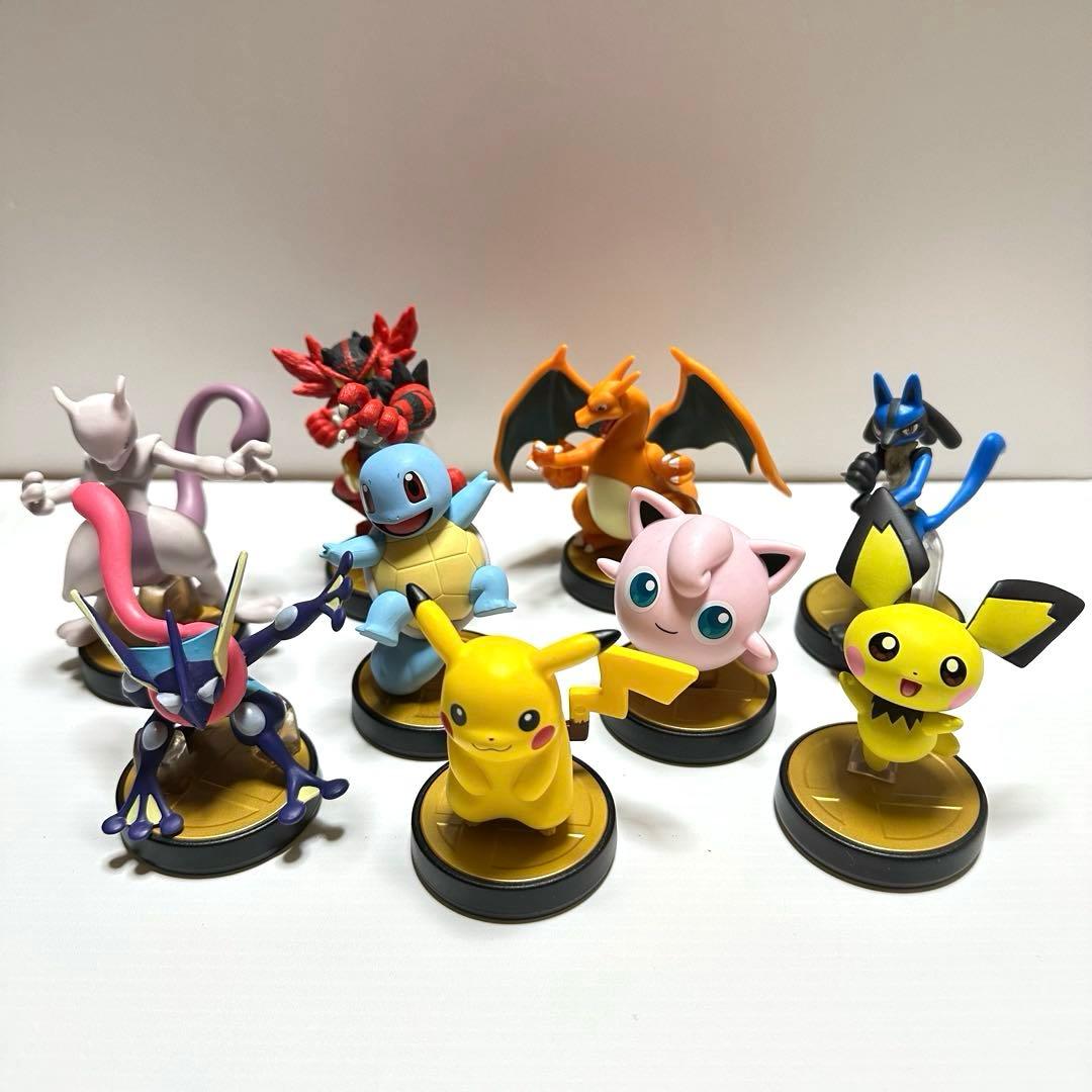 amiibo 大乱闘スマッシュブラザーズ ポケモン 9体セット - メルカリ