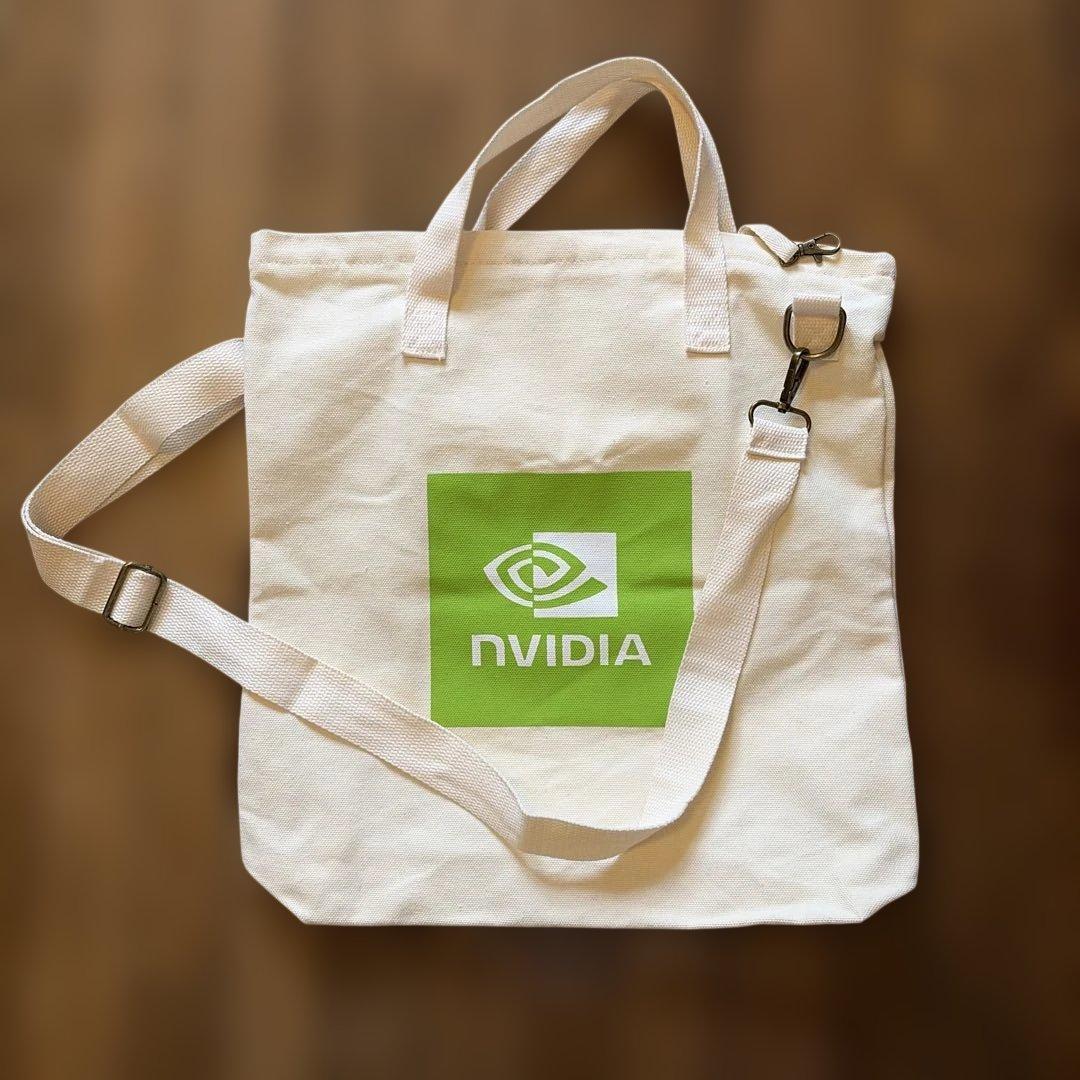 非売品希少 NVIDIA社 & AWS 米国際会議ノベルティグッズ トートバッグ