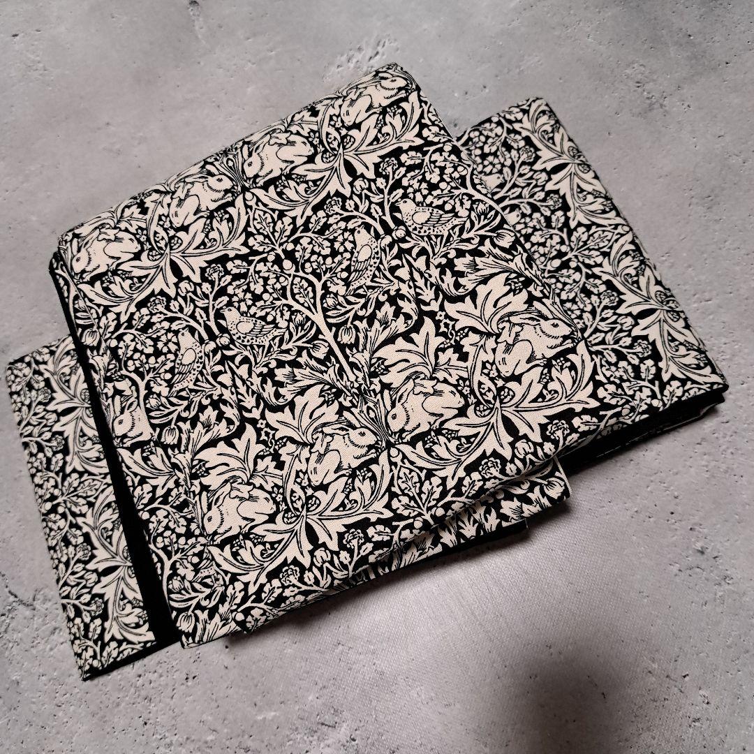 新作入荷，新作登場 半幅帯 長尺 兄弟うさぎ ブラックベース×国産