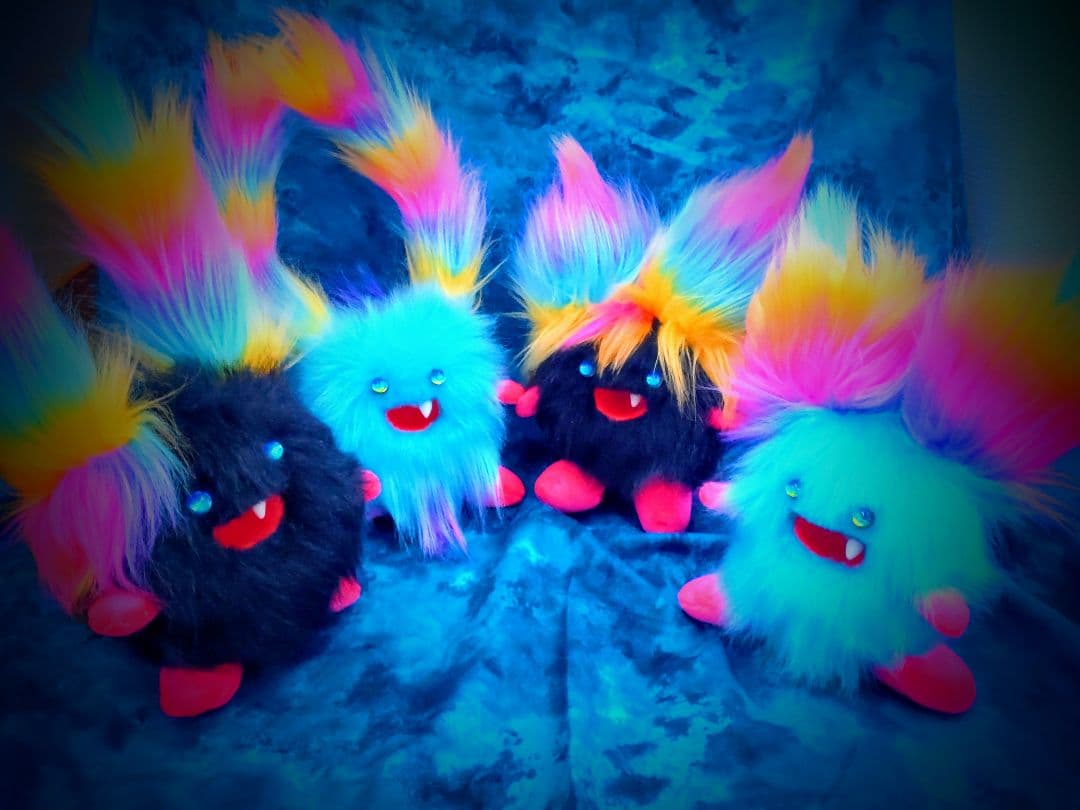 まんまるんモンスター♥アートドール人形幻獣ケモノ ハンドメイド