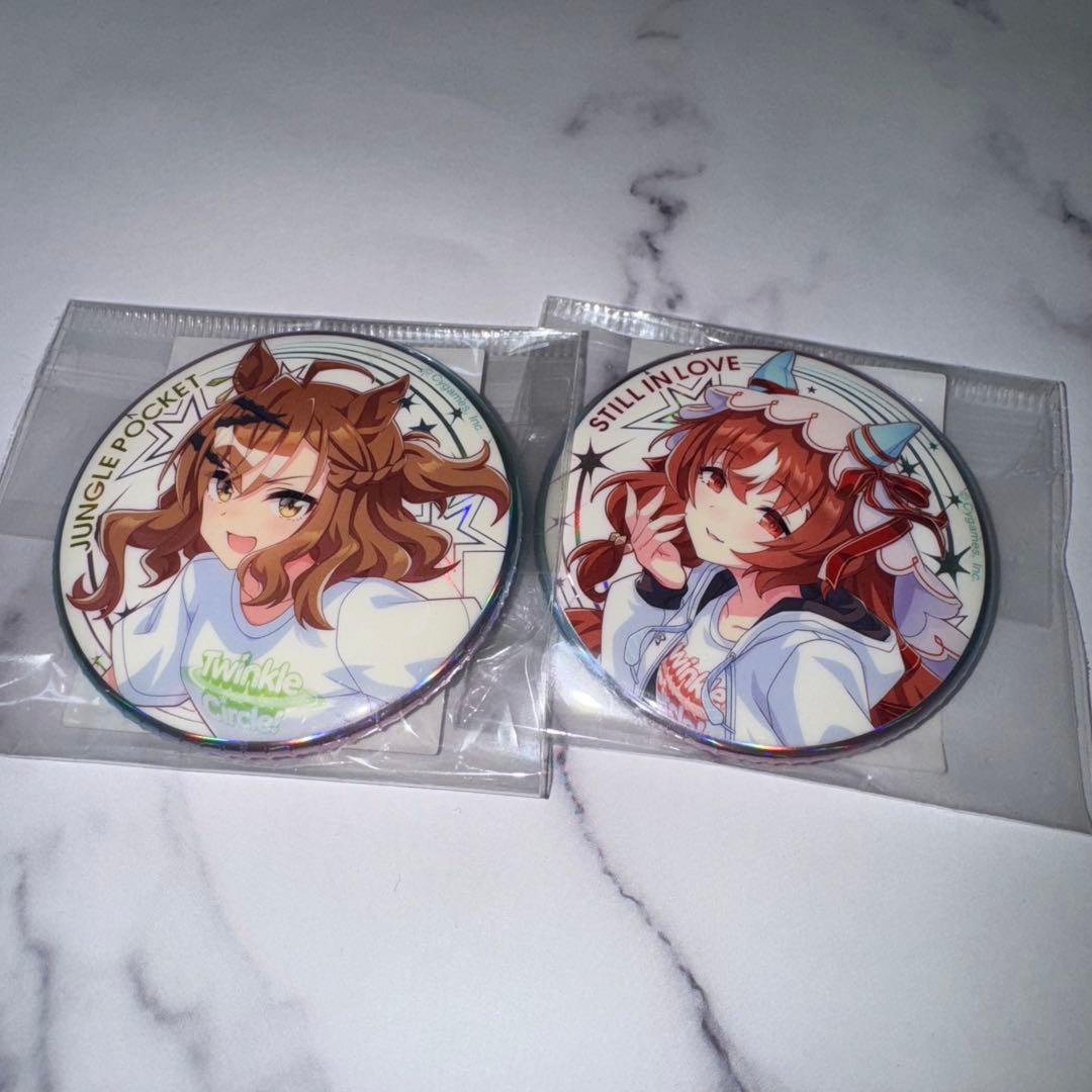 ウマ娘 缶バッジ 2個セット スティルインラブ ジャングルポケット