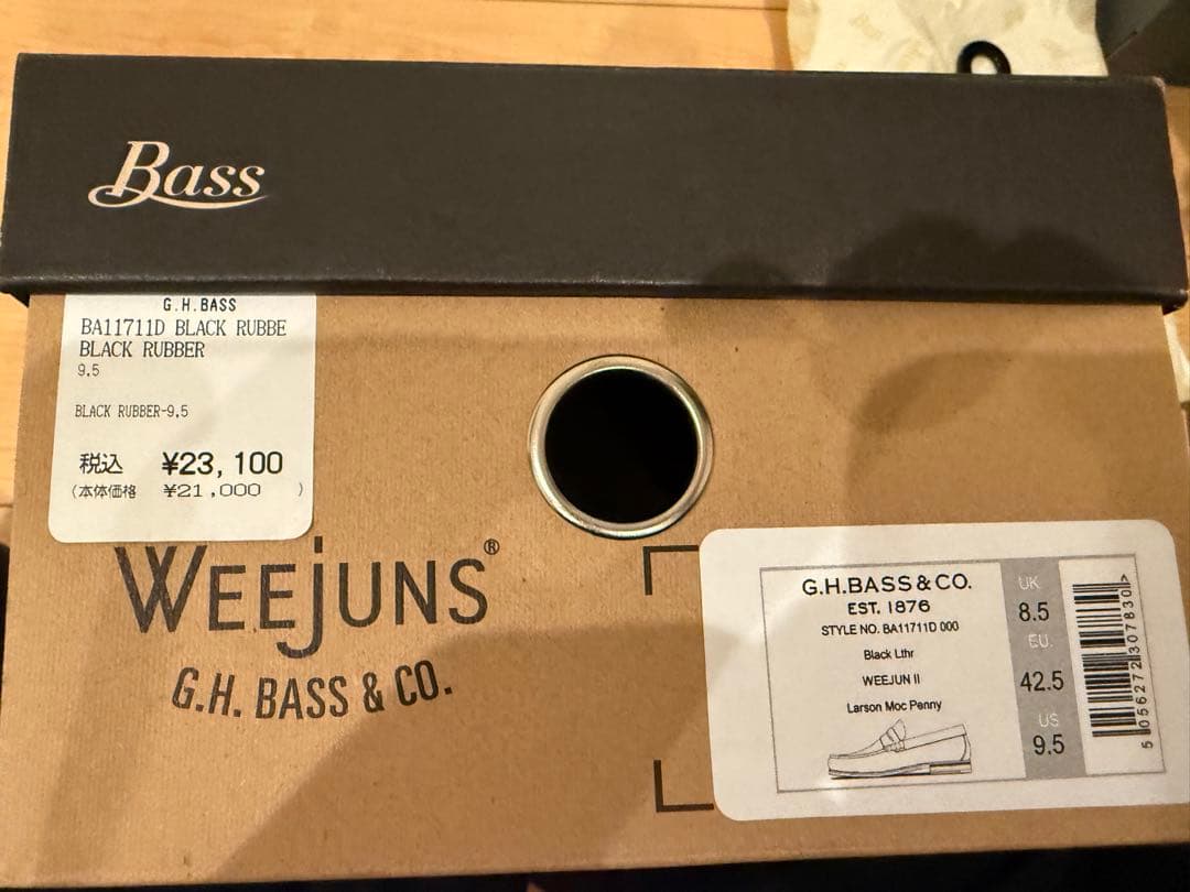 G.H.BASS/ローファー/BA11711D LARSON (27.5cm)