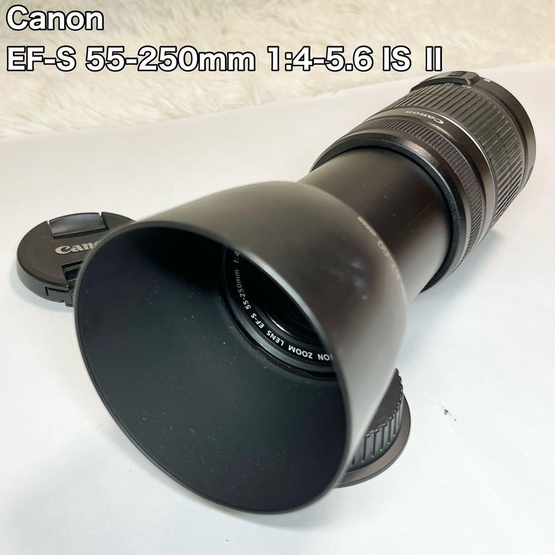 Canon キャノン EF-S 55-250mm 1:4-5.6 IS Ⅱ Canon EF-S 55-250mm f/4-5.6 IS STM Telephoto Zoom Lens with