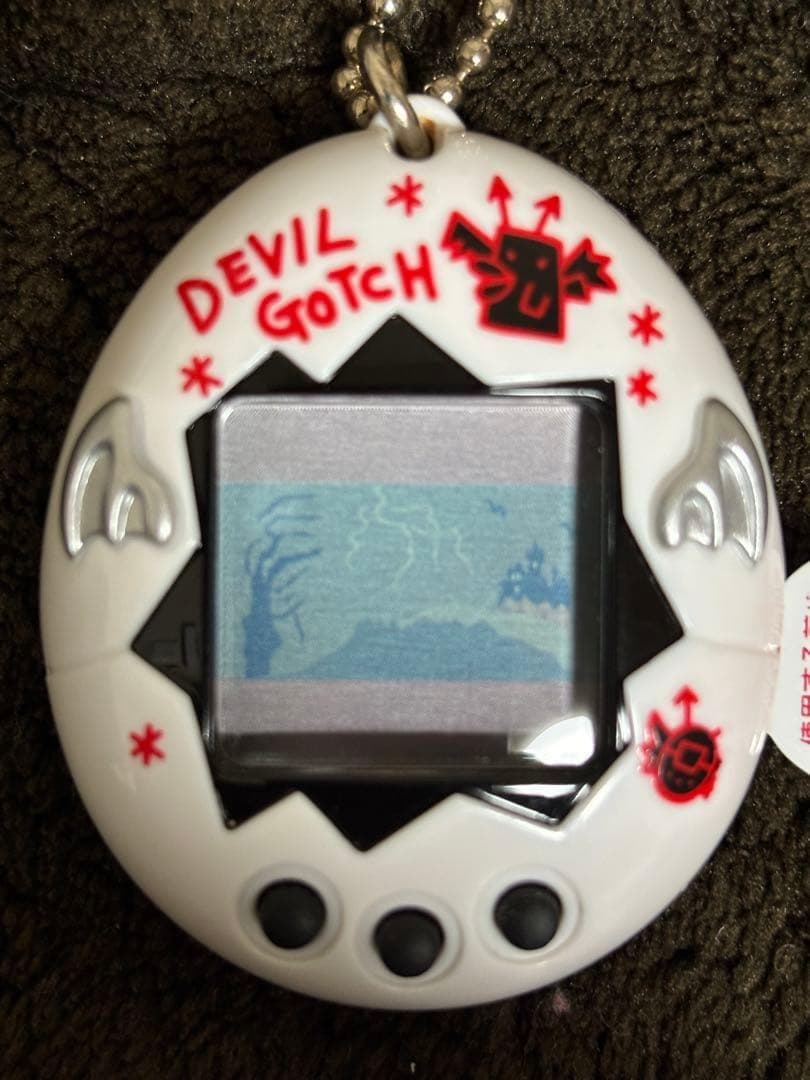 開封品美品】デビルっちのたまごっち ホワイト 動作未確認 SHB102