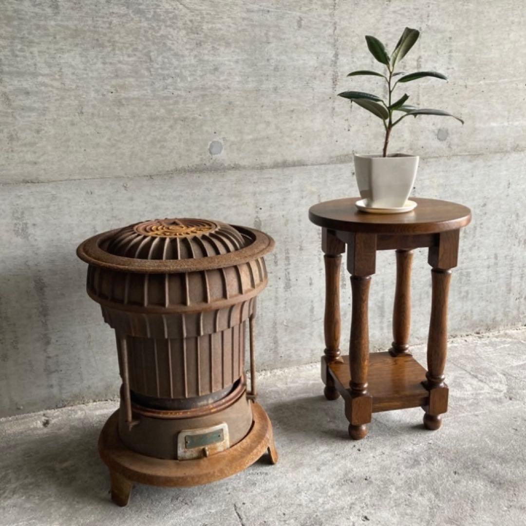 CENTER 薪ストーブ ダルマ 鋳物 鉄製 シャビー レトロ ヴィンテージ