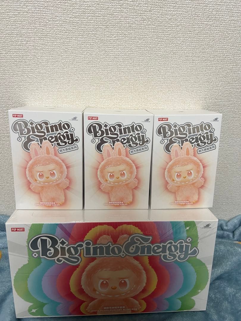 正規品・未開封 Labubu Big into Energy 3箱 - メルカリ