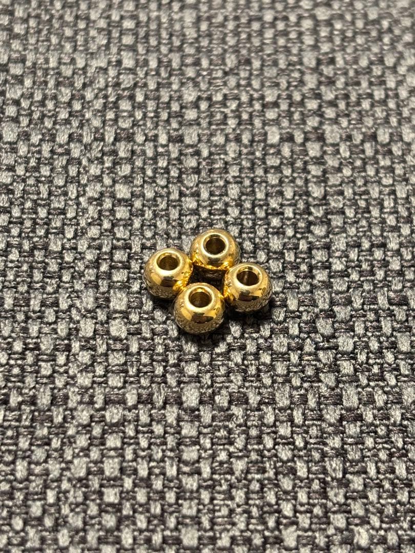 イーグルキャピタルワン オリジナルビーズ k18無垢ビーズ 4発 - メルカリ