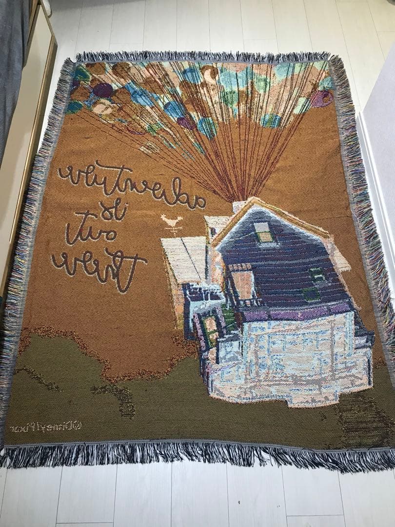 激レア！USA限定品 カールじいさんの空飛ぶ家 ラグマット ディズニー