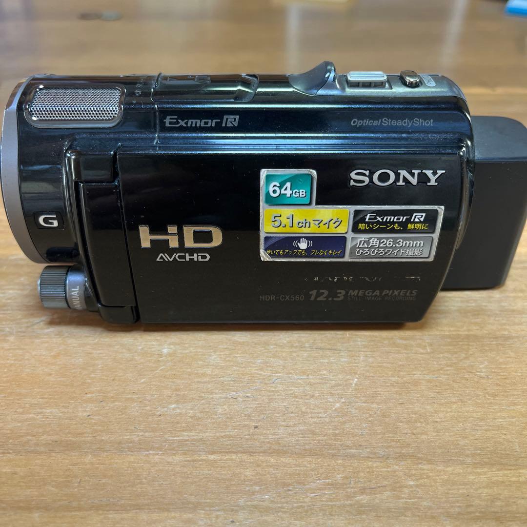 SONY HDR-CX680 ビデオカメラ 12.3MP64GB 三脚 ケース