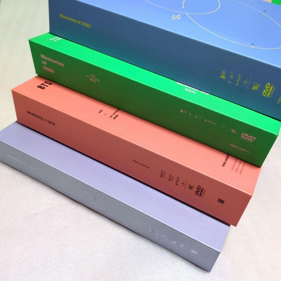 BTS MEMORIES DVD 2018 19 20 21 ウィン まとめ売り - メルカリ