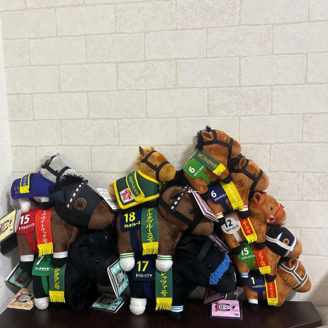 サラブレッドコレクション　リバティアイランド　ゴールドシップ　他　まとめ売り サラブレッドコレクション ふわふわBIG(リバティアイランド) プライズ