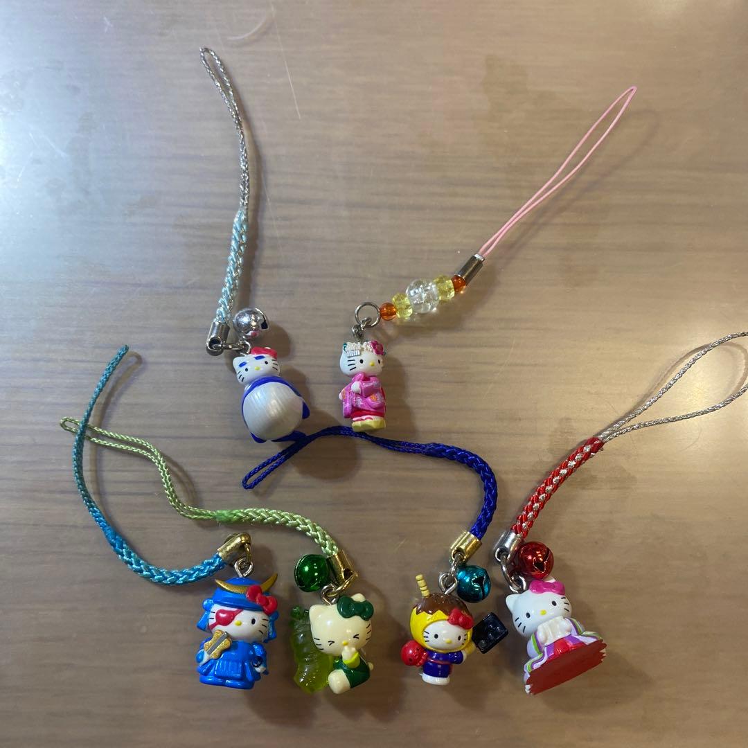 ハローキティ ご当地キティ 根付 ストラップ 6個まとめ売り☆ - メルカリ