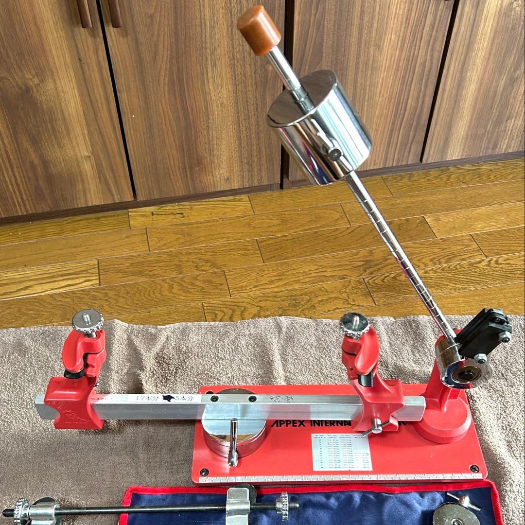 APPEX テニス ガット張り機 ストリングマシン 分銅式 BY017s - メルカリ