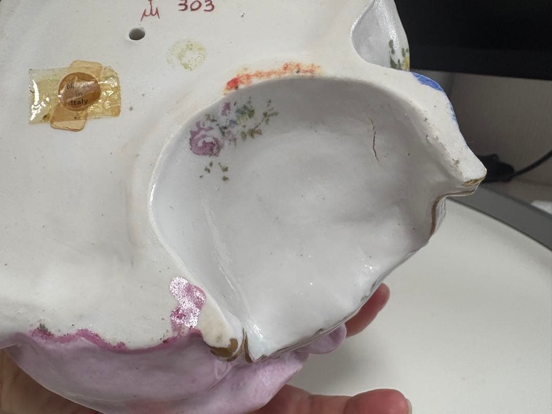 Luigi Fabris ルイージファブリス 陶磁器人形 イタリア製の通販はau