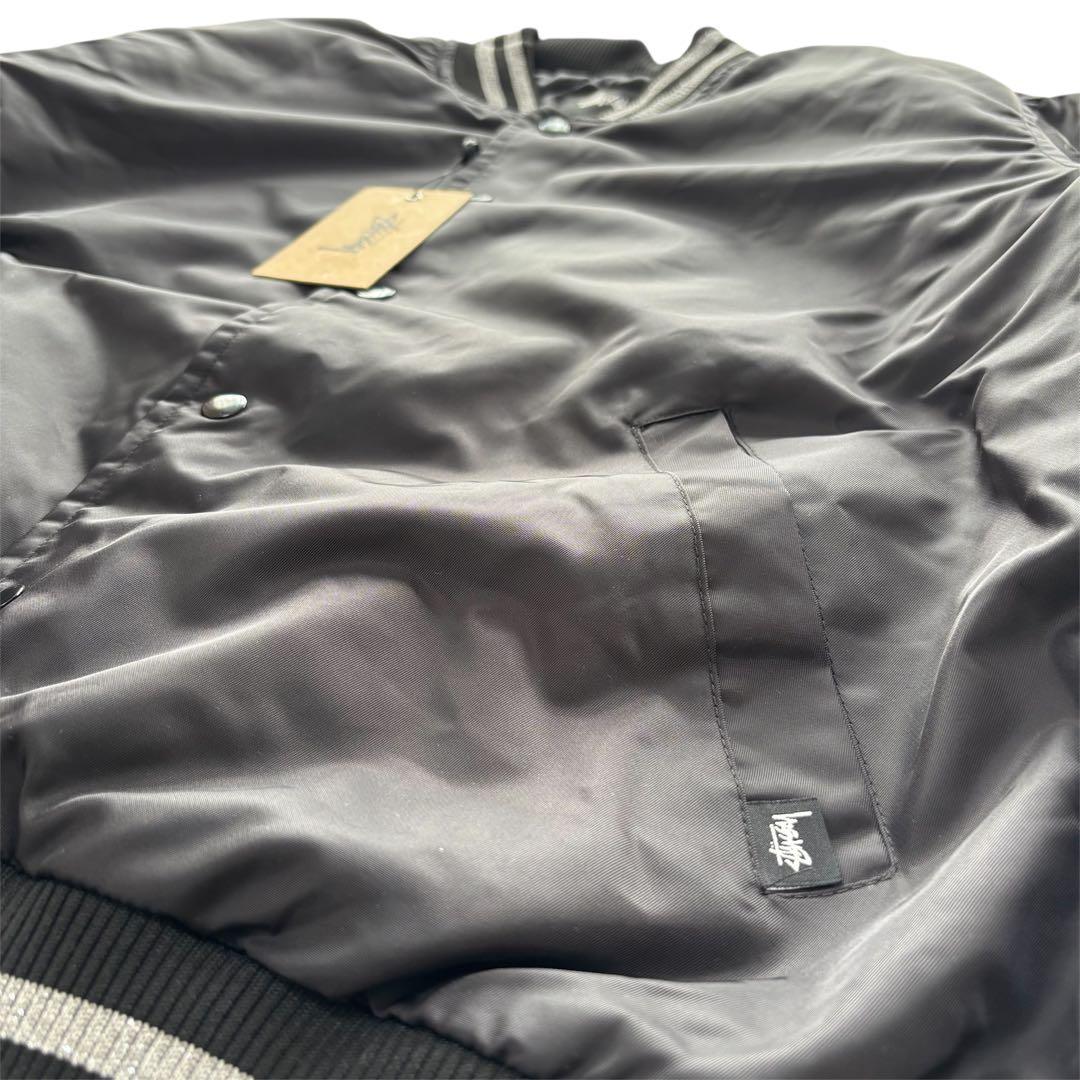 未使用品】Stüssy ダイス スパンコール中綿スタジャン L