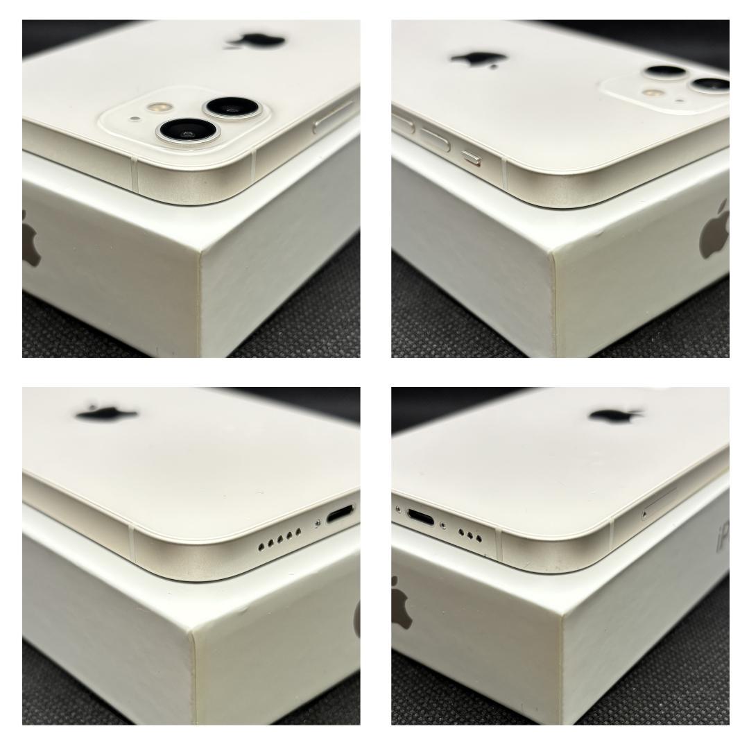 美品】iPhone 12 ホワイト 128GB SIMフリー 新品バッテリー - メルカリ