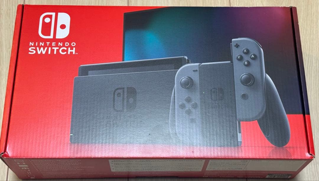 Nintendo Switch1 本体 グレー（バッテリー強化版）付属品完備 美品】 バッテリー強化版 Nintendo Switch本体 グレー｜Yahoo!フリマ