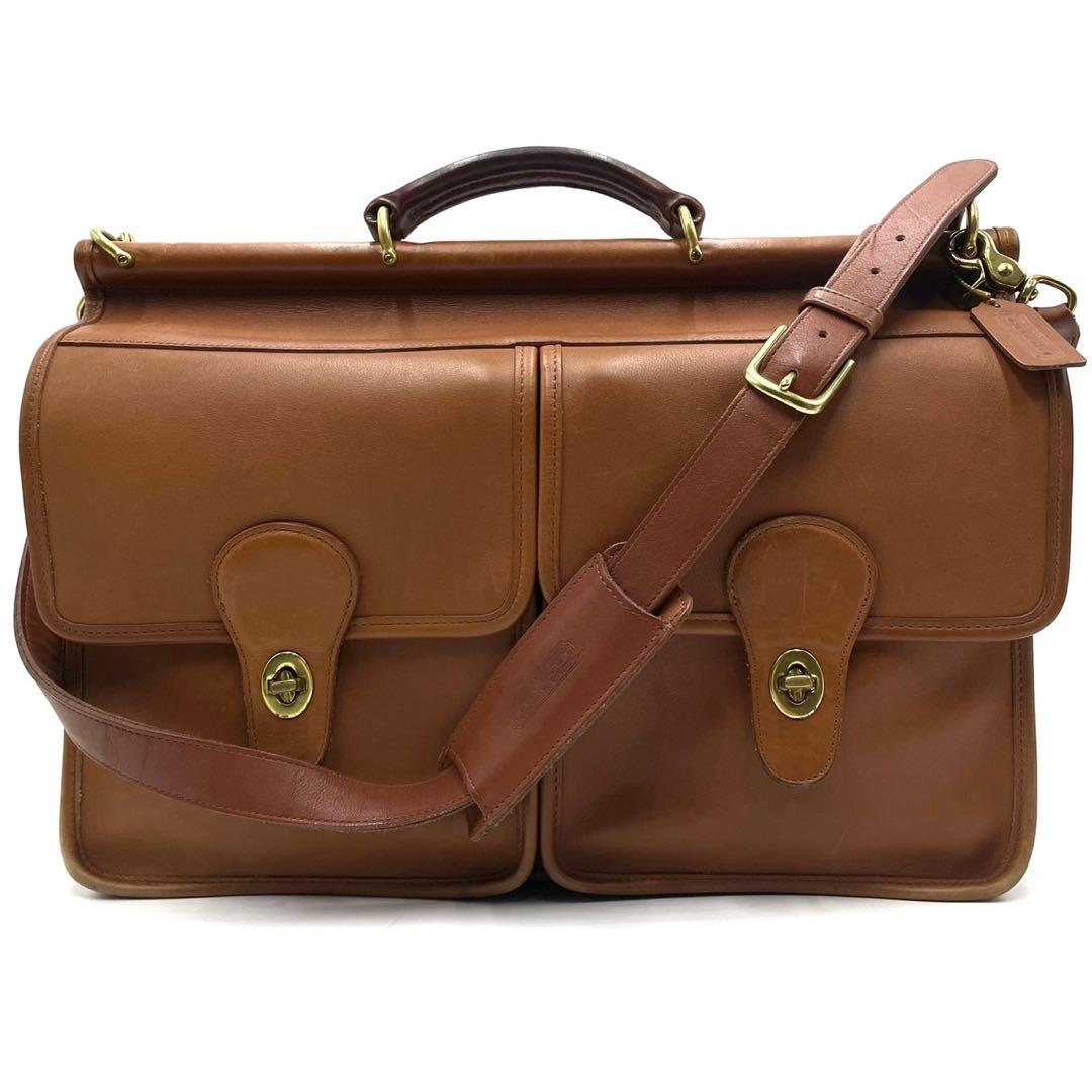 COACH コーチ 2way ビジネスバッグ ターンロック 5279 ブラウン - メルカリ