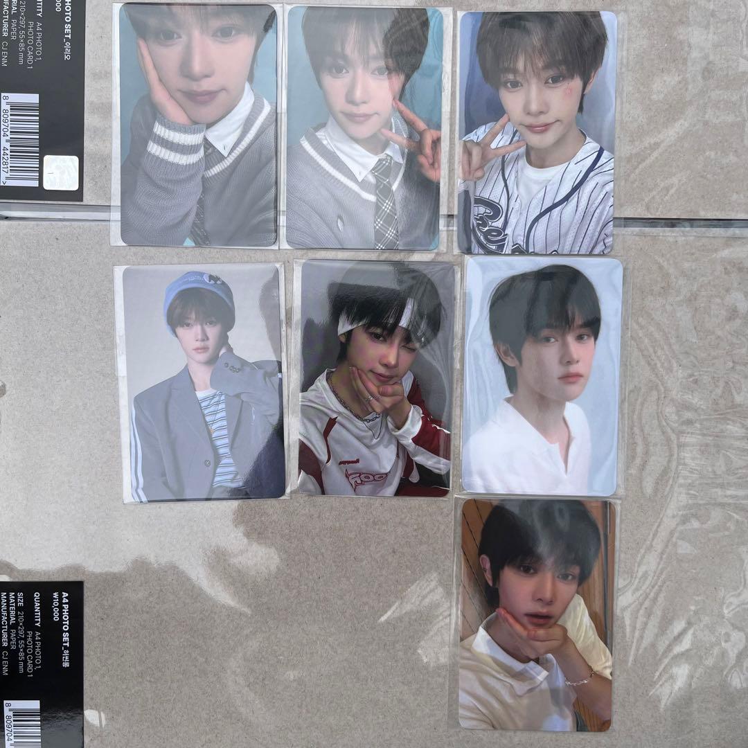 ボイプラ アーカイブ展 韓国 ジアヤン トレカ 7枚セット コンプ ボイプラ2 上海 韓国 アーカイブ展 week1 トレカ リブ チェリブ コンプ