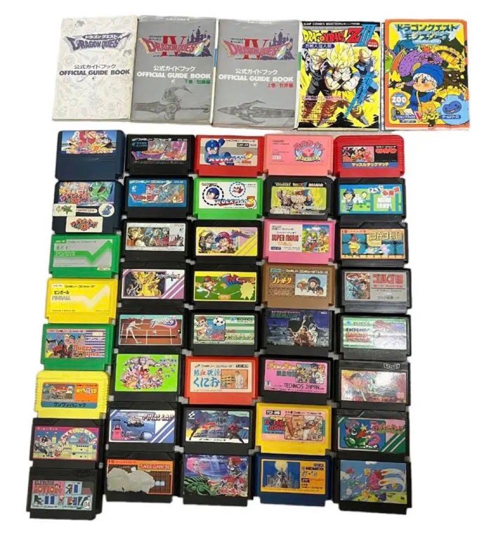 任天堂 ファミコンソフト 40本 ファミリーコンピュータ カセット
