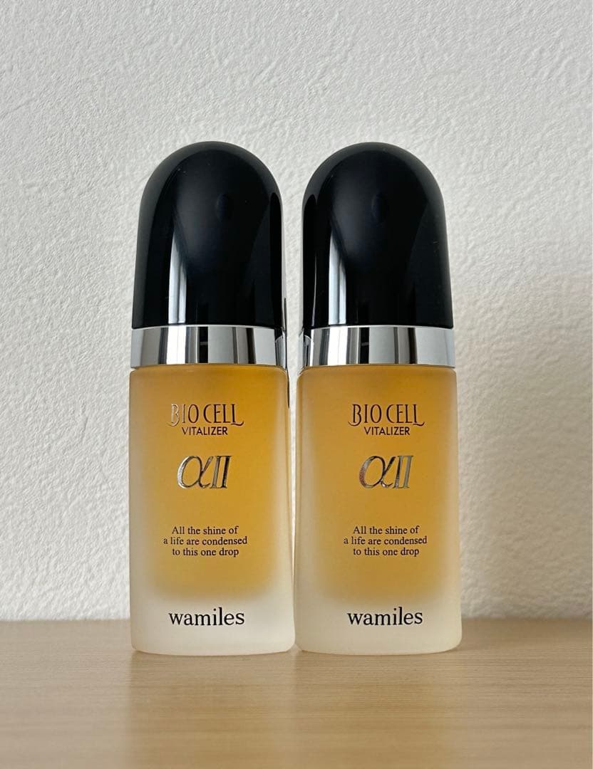 wamiles ビオセル美容液 ２本 wamiles（ワミレス） ビオセル バイタライザーα2 38ml ワミレス化粧品