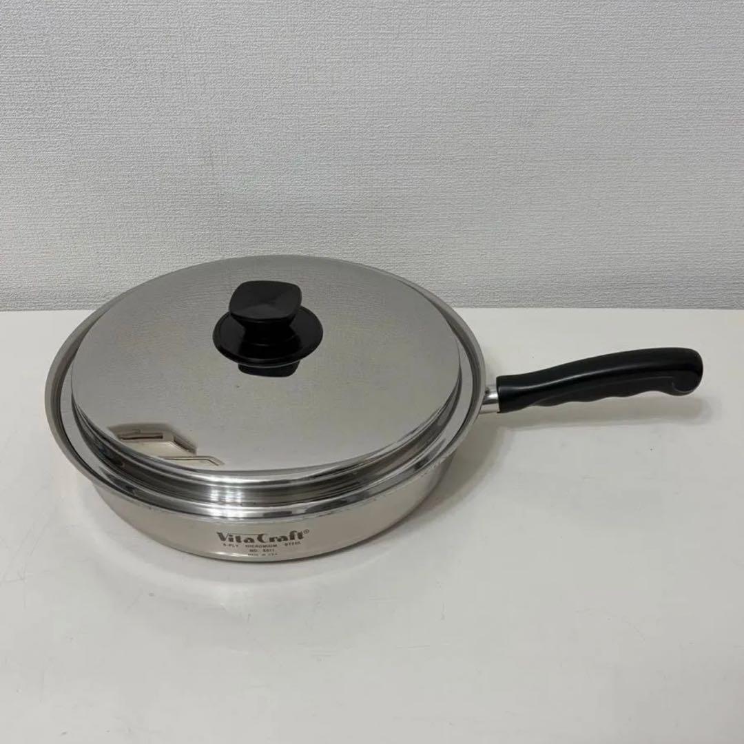 美品　VitaCraft ビタクラフト フライパン 5511 Vita Craft - ビタクラフト 5層 28.5cm大フライパン No.5511 USED美品