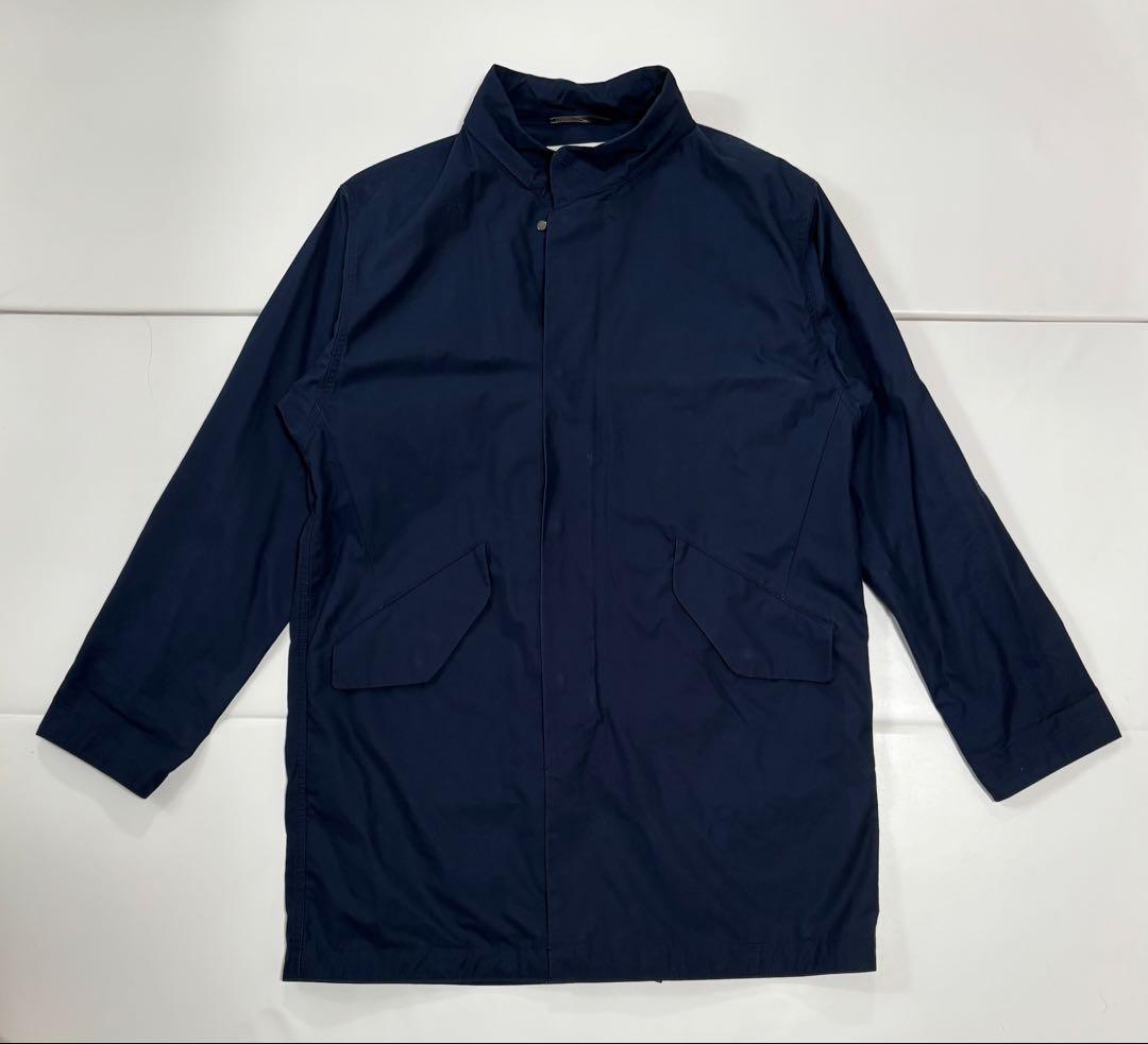 狢*様 nanamica ナナミカ モッズコート コットン ネイビー フード着脱