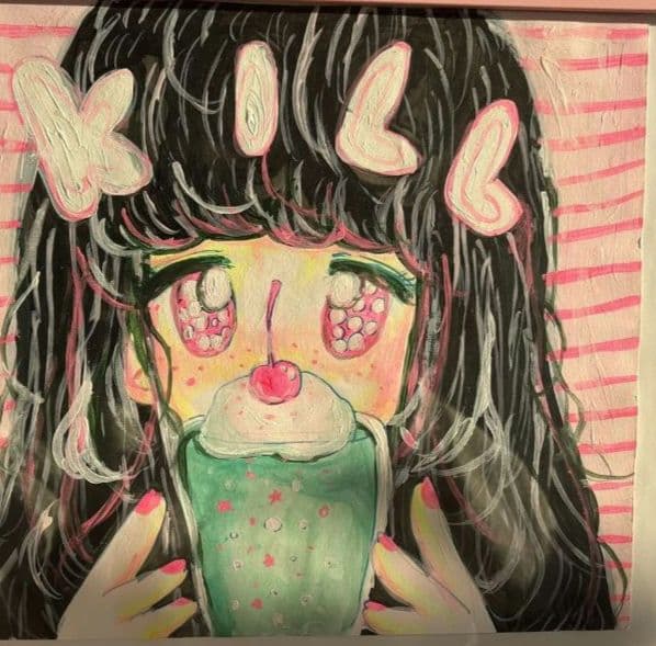 さいあくななちゃん 原画Original Painting 2017 東京一点物 - メルカリ