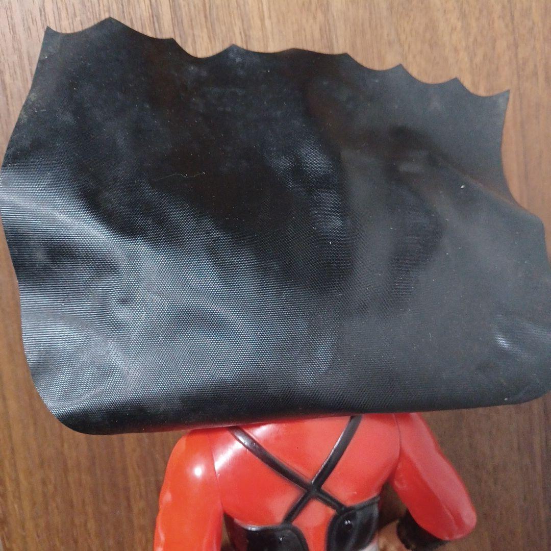 当時物 ブルマァク製「怪傑ライオン丸」黒マント付き希少ソフビ