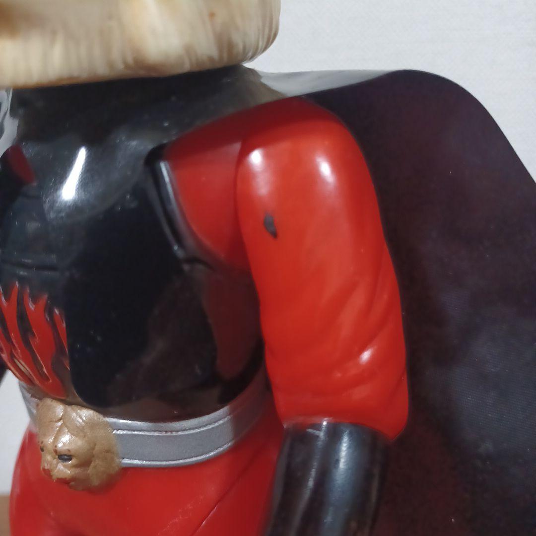 当時物 ブルマァク製「怪傑ライオン丸」黒マント付き希少ソフビ