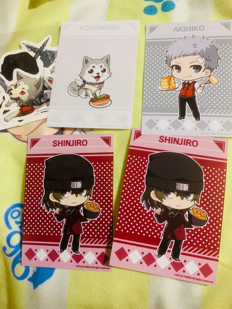 真田明彦 荒垣真次郎 ペルソナ3 リロード ブロマイド カード