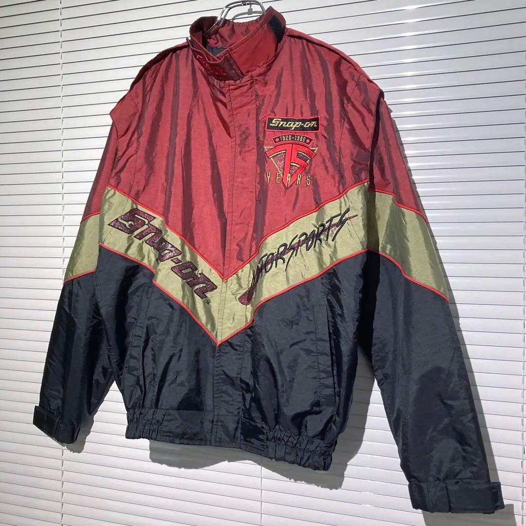 超希少】スナップオン レーシング ナイロンジャケット 75周年 90s 刺繍