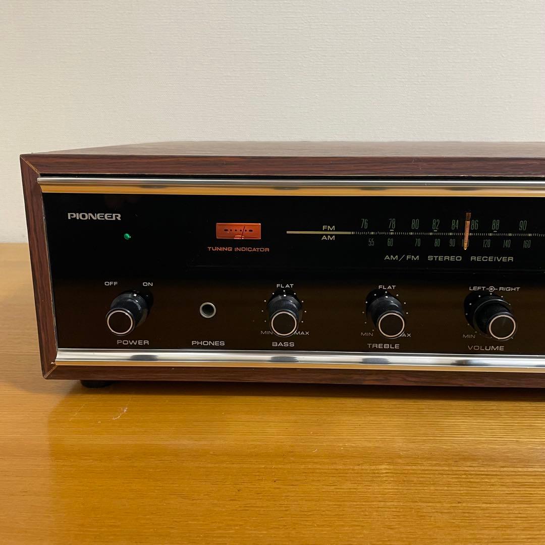 動作品】パイオニア ステレオ レシーバーアンプE-1000AMP（昭和レトロ
