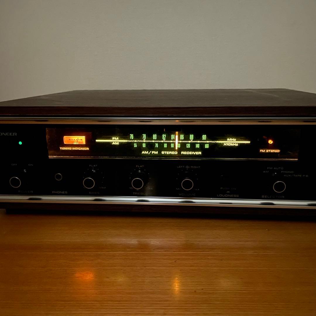 動作品】パイオニア ステレオ レシーバーアンプE-1000AMP（昭和レトロ