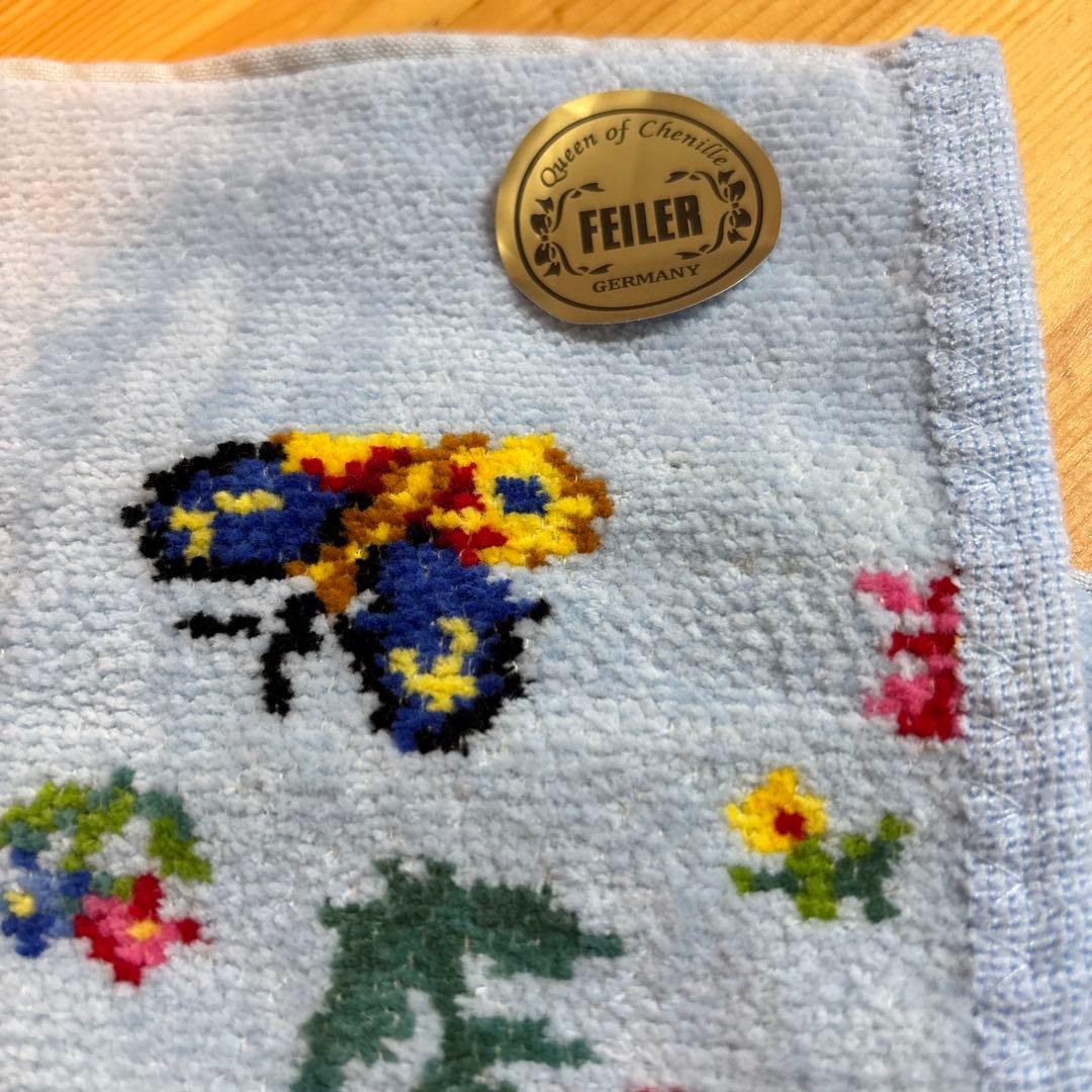 FEILERフェイラー ハイジ プティバス おくるみ未使用 ペールブルー