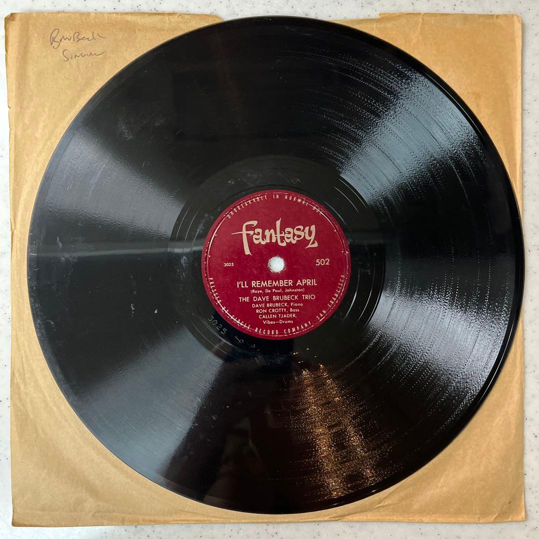 名曲レア盤‼︎ ［雨に唄えば］DAVE BRUBECK 蓄音機 SPレコード - メルカリ