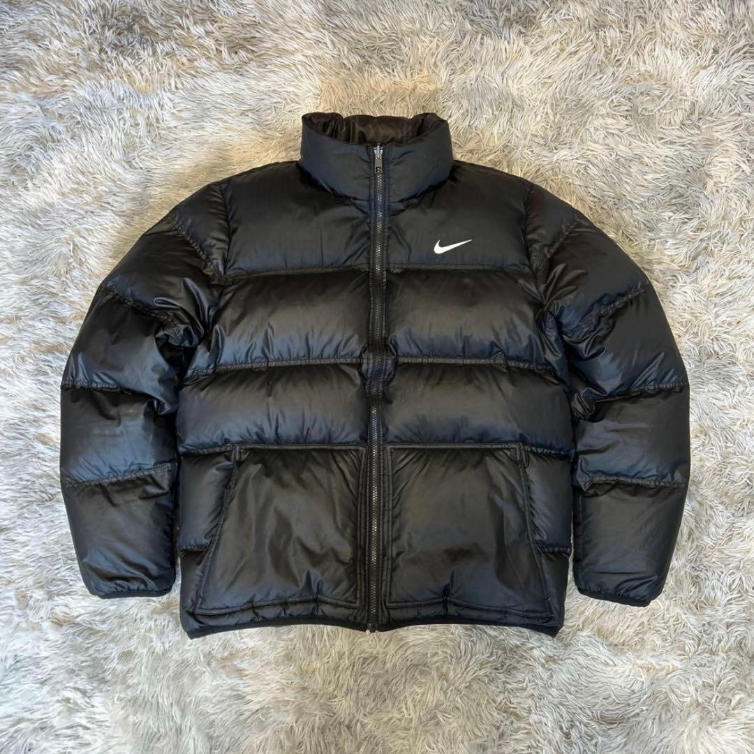 00s NIKE ダウンジャケット リバーシブル 肉厚 ヌプシ型 550 y2k