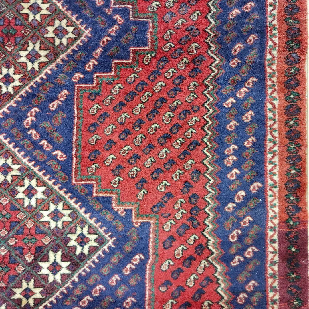 Summer sall ペルシャ絨毯 手織り 草木染 スィールジャーン産