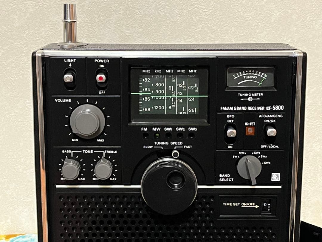 動作美品！○SONY スカイセンサ－ ICF5800 ○昭和のBCL傑作機！ - メルカリ