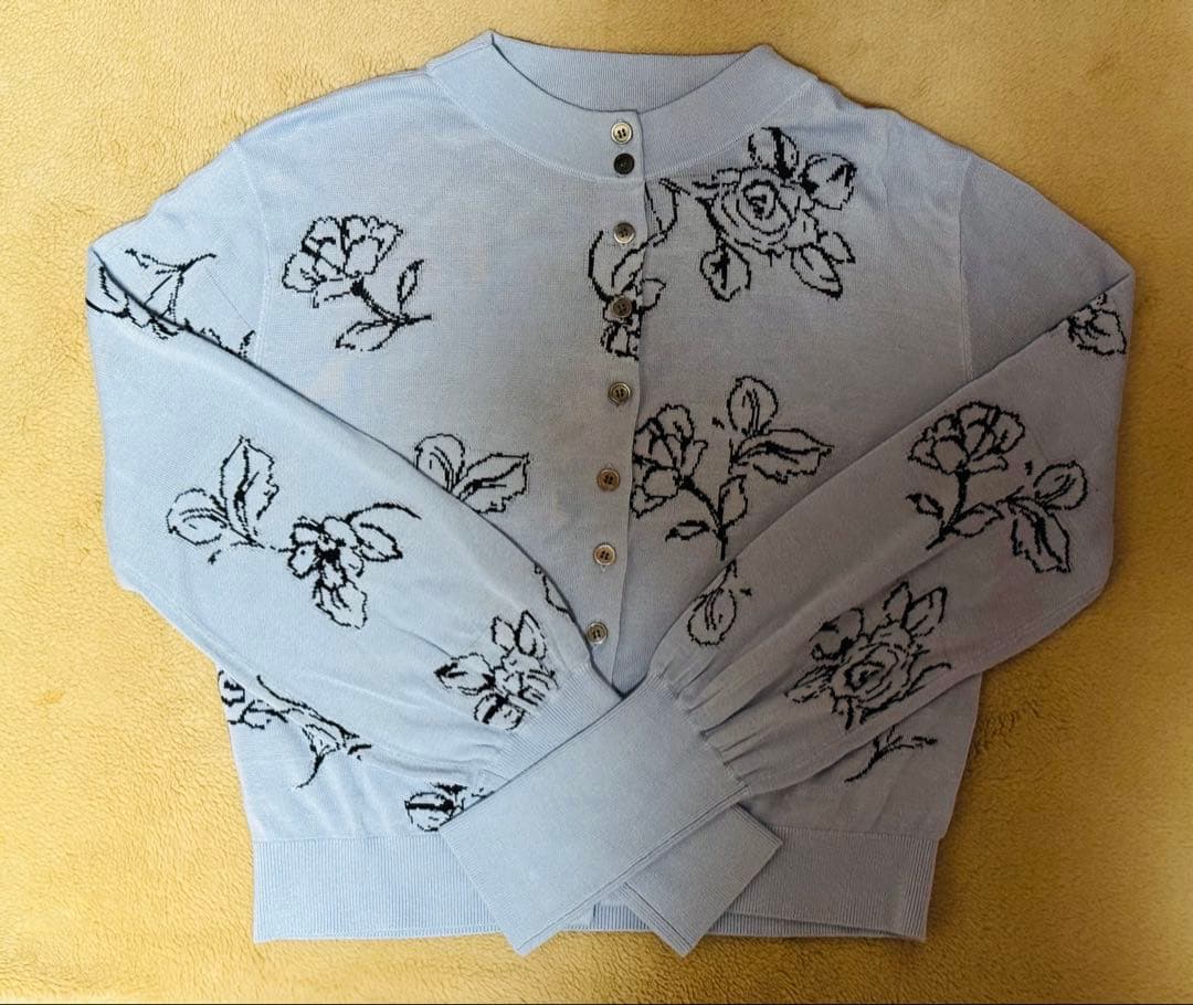 CLANE 田中みな実 THIN FLOWER W FACE CARDIGAN - メルカリ